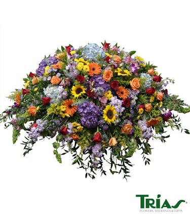 Spring Casket Sprays Funeral Flowers Miami Florist