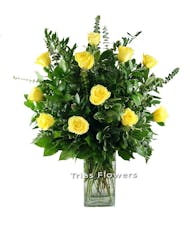 1 Dz Yellow Roses