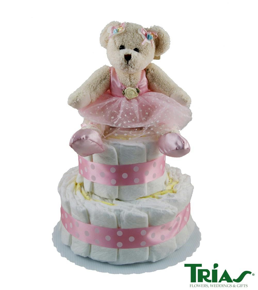 ballerina diaper cake