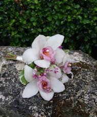 Junior Bqt White Cymbidium Orchids