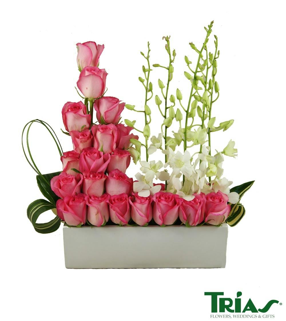 Rose gold renee bouquet delivery Pink Rose Dream